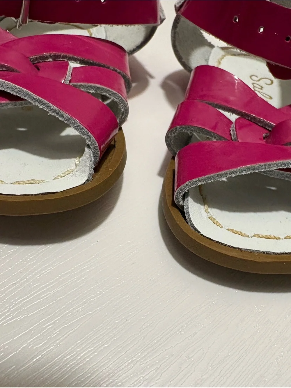 Pink Saltwater sandals
